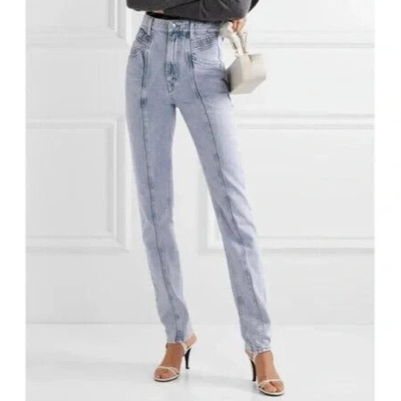 Isabel Marant Etoile Hominy Trousers Jeans Women's Size 36 - Picture 1 of 10